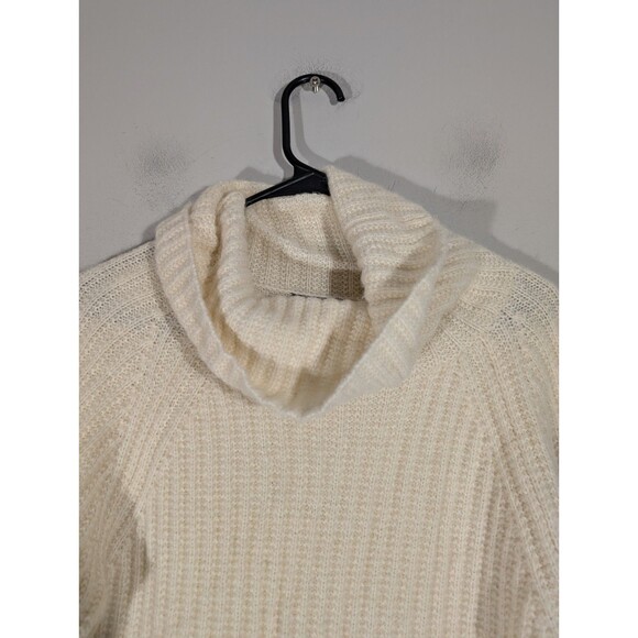 POLO Ralph Lauren Womens Beige Alpaca Blend Turtleneck Tunic Sweater Sz S Mature - Picture 7 of 7